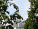 Ukrainische Flagge auf dem Parlament in Kiew, über dts Nachrichtenagentur