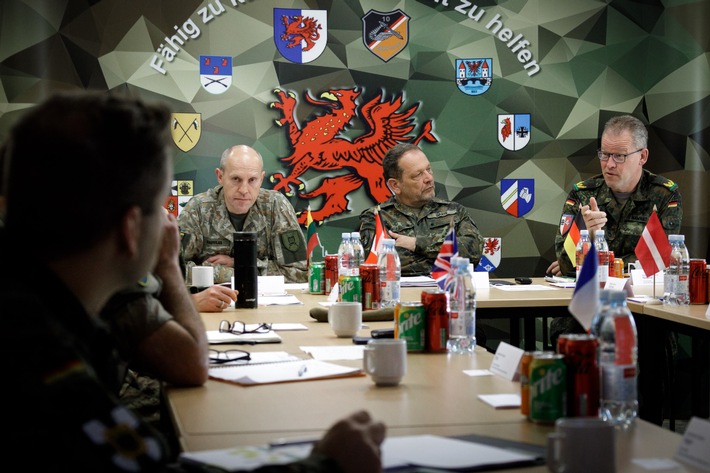 Militärisches Spitzenpersonal der eFP-Rahmennationen traf sich in Litauen